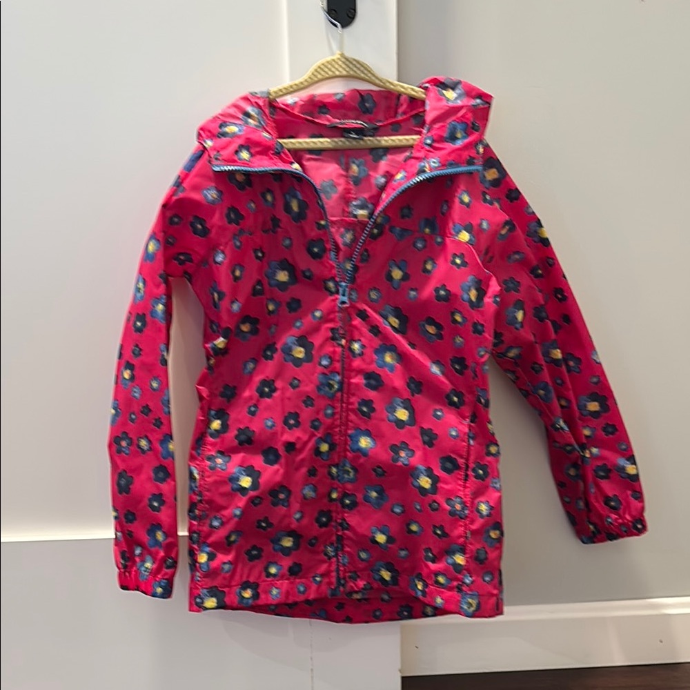 Lands' End Kids Raincoat - Pink Floral
